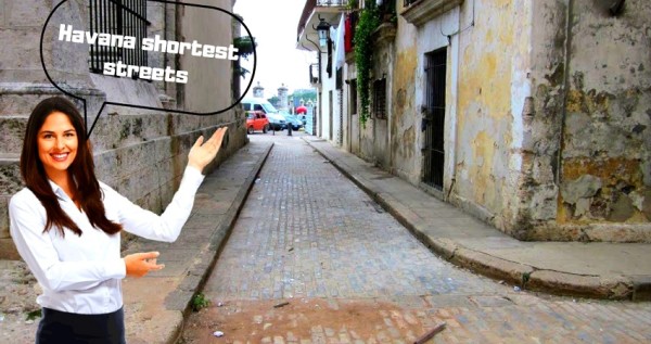 Havanamazing: shortest streets in old havana}}